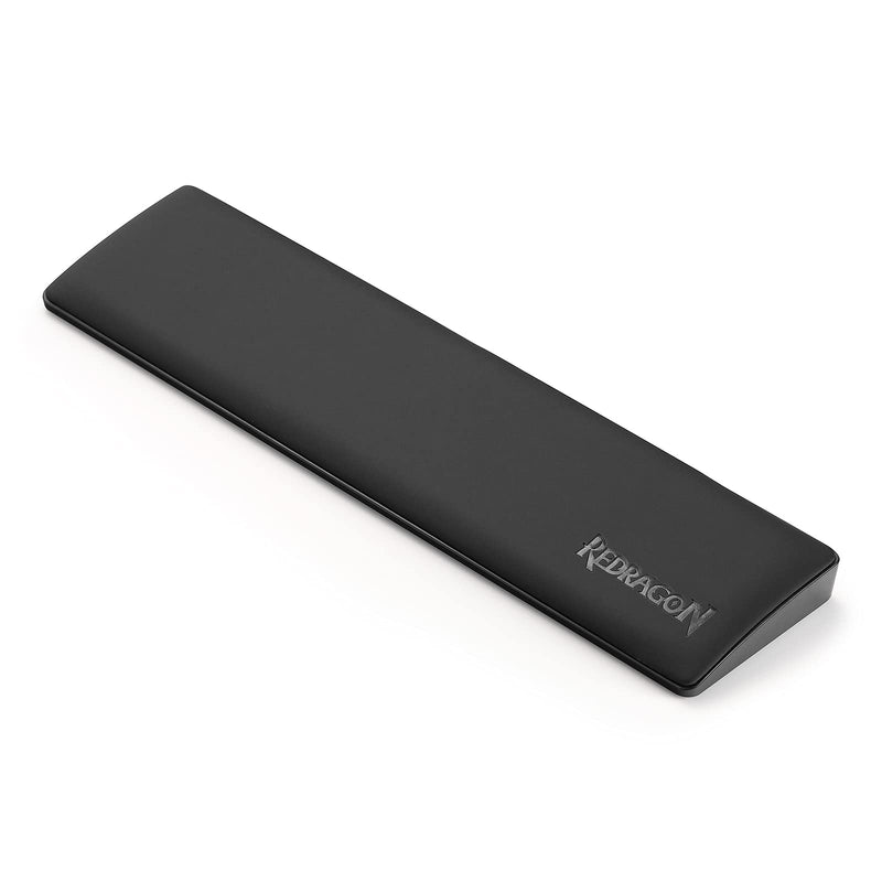 [Australia - AusPower] - Redragon P035 Meteor S Computer Keyboard Wrist Rest Pad, Ergonomic Soft Memory Foam Wrist Support w/ Anti-Slip Rubber Base, 60% 61 Keys Compact Size 11.38 x 2.87 in, 0.78 inch (20mm) Height, Black 60% Compact 