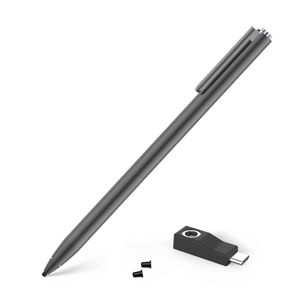 [Australia - AusPower] - Adonit Dash 4, Multi-Device Stylus for iPad and Touchscreen, Duo Mode Active Digital Pencil with Palm Rejection, Compatible with iPad, iPhone, Android, and More- Graphite Black 