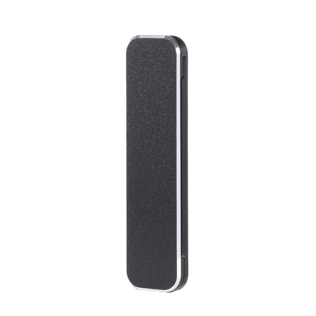 [Australia - AusPower] - Ultra-Thin Aluminum Alloy Mobile Phone Holder, Multi-Function Mini Kickstand, Foldable Desktop to use TV Live Broadcast (Black) black 