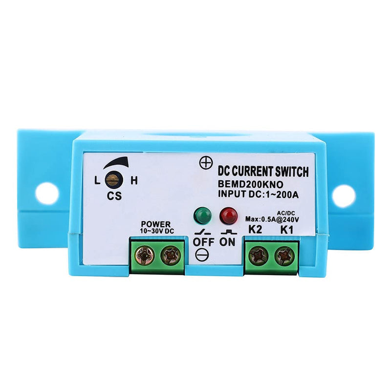 [Australia - AusPower] - Current Sensing Switch 1~200A DC 10~30V Flameproof Adjustable Current Sensing Switch Adjustable DC Current Sensor Switch(Normally Open) 