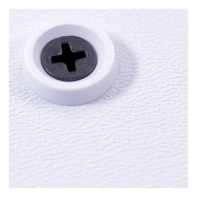 [Australia - AusPower] - Finishing Washers - #8 - (.500 Dia.) - Countersunk - Flat Top - Nylon - for Kydex Holster Making - USA Design - (Color Collection) - (50 Pack) White 