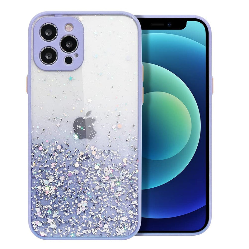 [Australia - AusPower] - Yoedge Shiny Case for Huawei P30 Lite / P30 lite New Edition/nova 4e, Glitter Bumper Protective Cover, Sparkle Bling Clear Phone Case Compatible with Huawei P30 lite New Edition 6.15 inch,Purple Purple for Huawei P30 Lite / Lite New Edition / nova 4e 