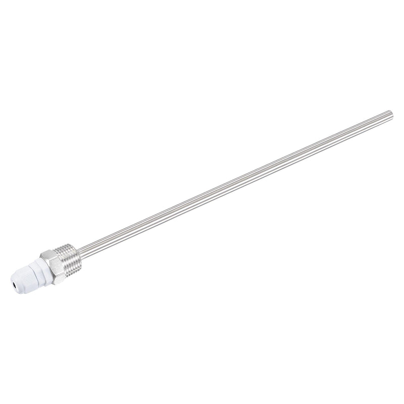 [Australia - AusPower] - uxcell 8mm Dia G1/2 Thermowell Weldless Stainless Steel 201 300mm Length for Beer Fermenter 