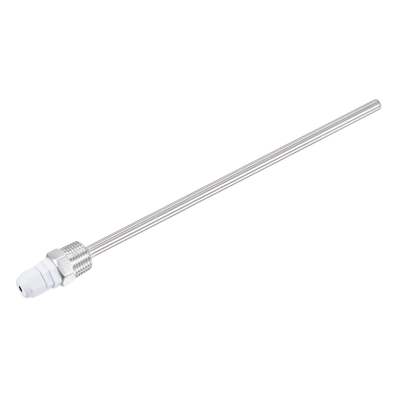 [Australia - AusPower] - uxcell 8mm Dia G1/2 Thermowell Weldless Stainless Steel 201 250mm Length for Beer Fermenter 