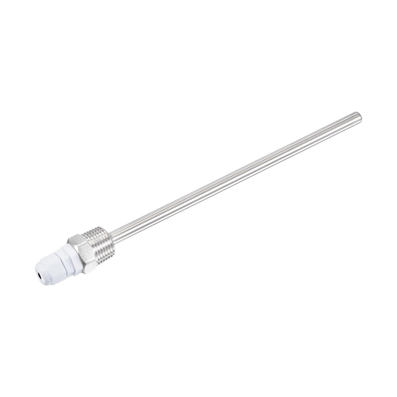 [Australia - AusPower] - uxcell 8mm Dia G1/2 Thermowell Weldless Stainless Steel 304 200mm Length for Beer Fermenter 