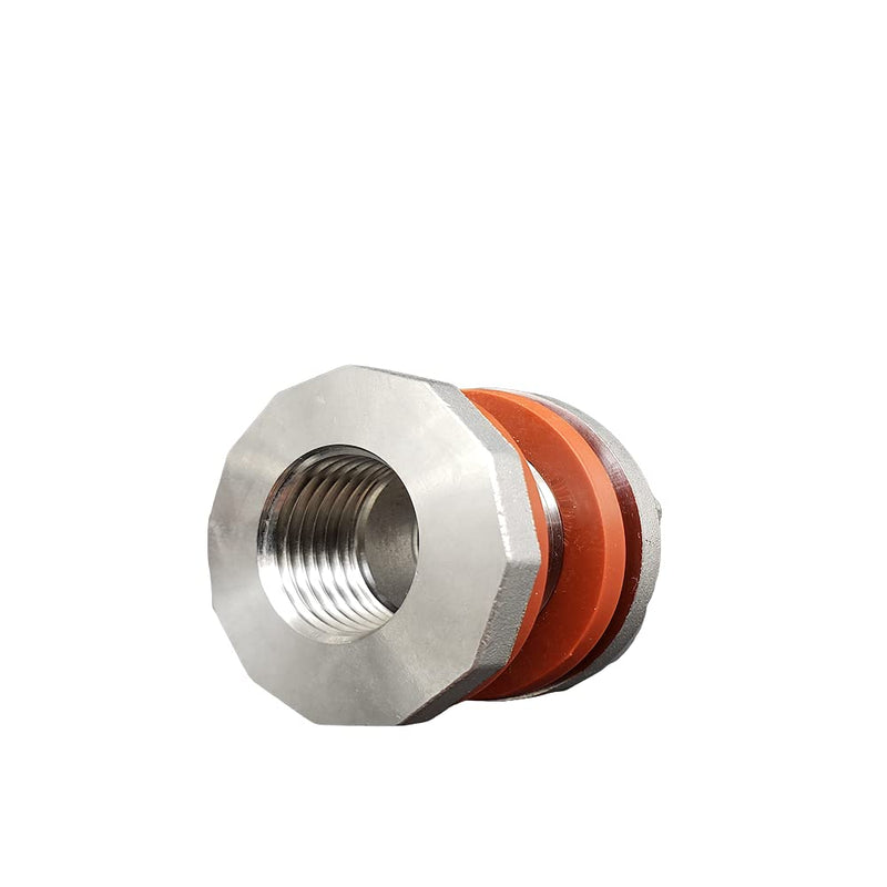 [Australia - AusPower] - MiniBrew 3/4” NPT EZ Seal Weldless Bulkhead with Buna-N Gaskets for Homebrewing ( 1 Pack) MB-3/4-EZSEAL-BUNA 