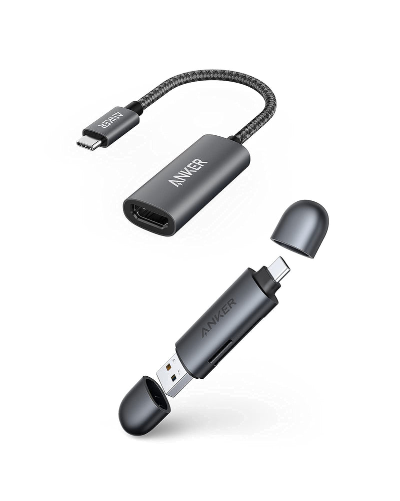 [Australia - AusPower] - Anker 310 USB-C Adapter (4K HDMI) with USB-C and USB 3.0 SD Card Reader 