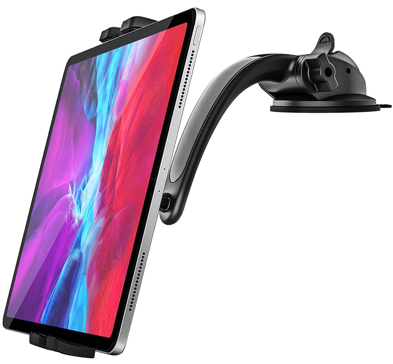 [Australia - AusPower] - Car Dashboard Tablet Mount, woleyi Car Dash Tablet & Phone Holder with Strong Sticky Gel Suction Cup for iPad Pro 9.7, 11, 12.9 / Air / Mini, iPhone, Galaxy Tabs, More 4-13" Smart Phones and Tablets 