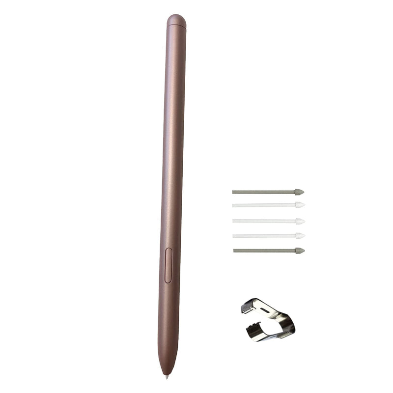 [Australia - AusPower] - (no Bluetooth) s7 s Pen Replacement Touch Stylus Pen for Samsung Galaxy Tab S7 T870 and Tab S7+ Plus T970 (Mystic Bronze) Gold/Mystic Bronze 