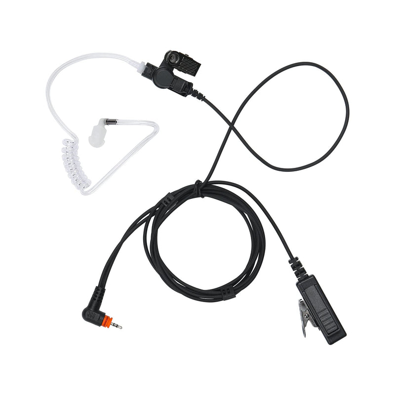 [Australia - AusPower] - Yolipar TLK 100 1-Pin 2-Wire Earpiece Compatible with Motorola Radio SL300 SL3500e SL7550e SL7580e SL7590e SL7550 SL7580 SL7590 with Mic Big PTT Tansparent Acoustic Tube Headset 