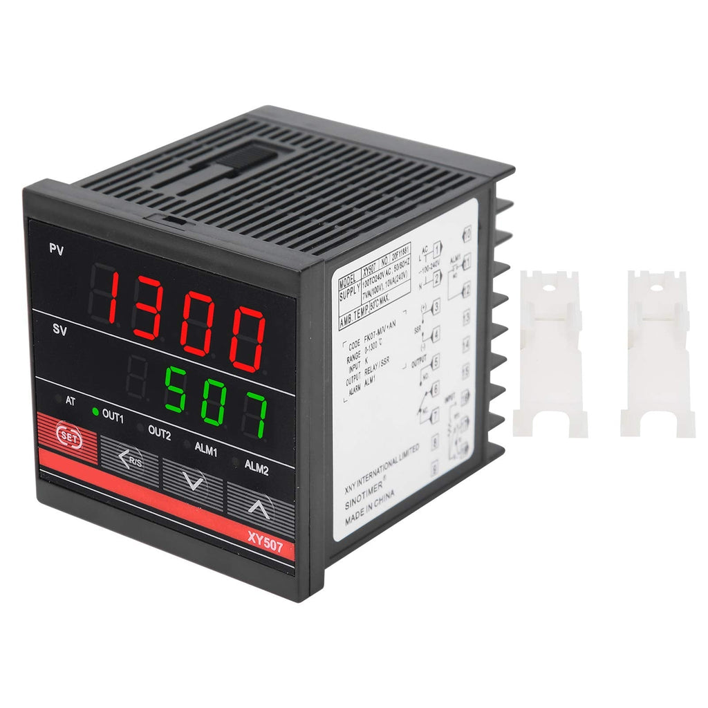 [Australia - AusPower] - PID Temperature Controller XY507 100‑240V AC Intelligent Thermostat Regulator Industrial Heating Cooling Relay 