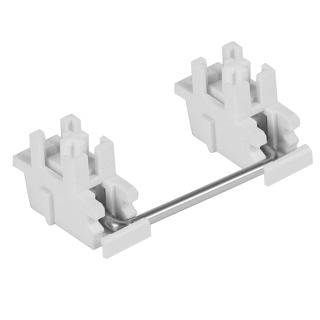 [Australia - AusPower] - ZugGear White Plate Mount Stabilizers 2U 6.25U 7U for Cherry MX Compatible Mechanical Keyboards (DUROCK White Plate Mount 60/87 Keyboard Kit) 