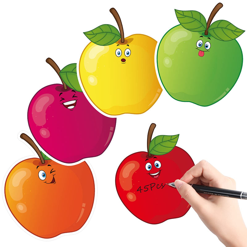 [Australia - AusPower] - 45 Pieces Colorful Fruits Cut-Outs, Fruit Accents Paper Cutouts Fruit Name Tags Labels Bulletin Board Classroom Decoration for Teacher Student Back to School Party Supplies, 5.1 x 6.3 Inch 