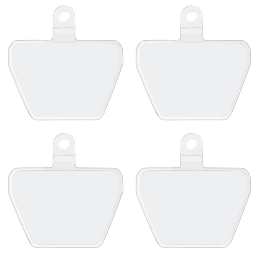 [Australia - AusPower] - 4 Pack Phone Tether Tab, COCASES Phone Lasso Connector for Cell Phone Safety Lanyard Patch (Transparent x4) transparent 