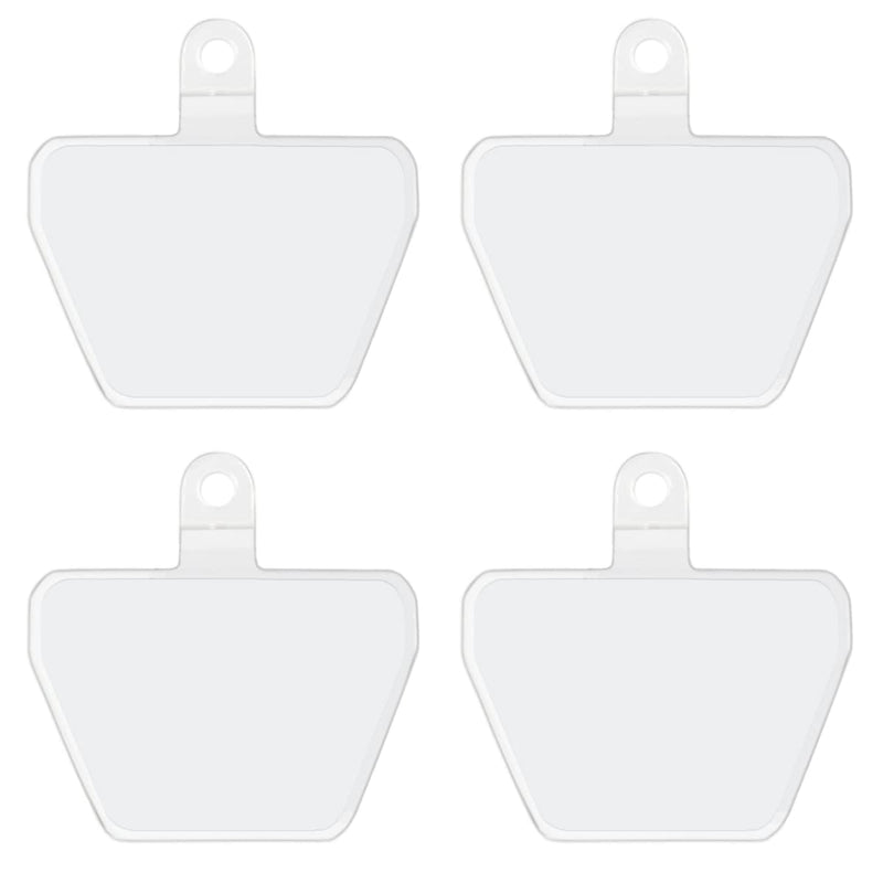 [Australia - AusPower] - 4 Pack Phone Tether Tab, COCASES Phone Lasso Connector for Cell Phone Safety Lanyard Patch (Transparent x4) transparent 