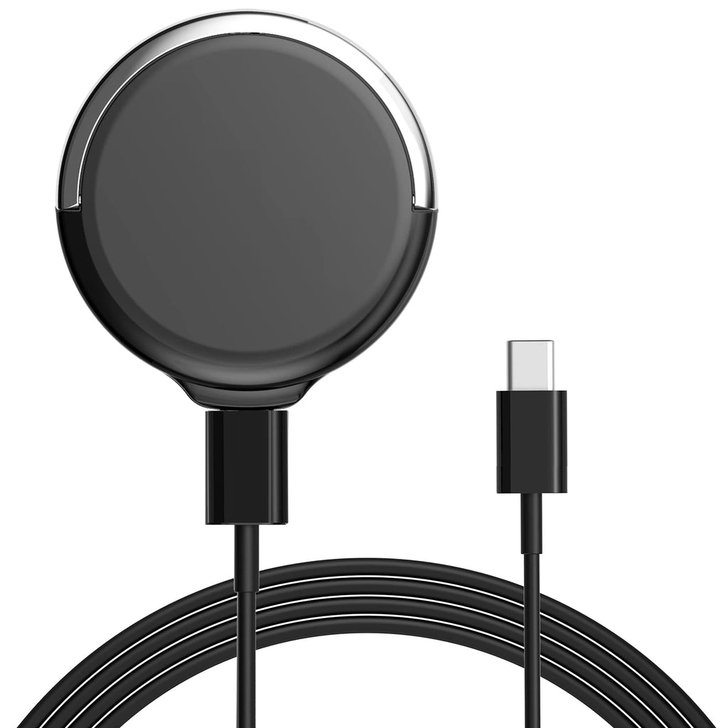 [Australia - AusPower] - Wireless Charger Magnetic Charger 15W Max with Detachable USB-C Charging Cable for iPhone 12/12 Pro / 12 Pro Max / 12 Mini (No AC Adapter) Black 