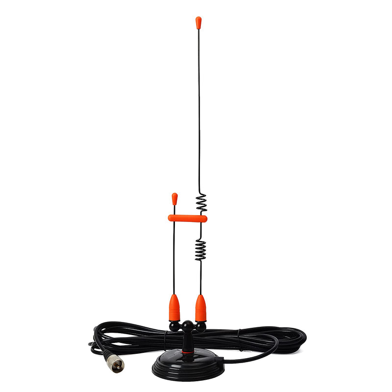 [Australia - AusPower] - HYS Amateur Antennas Dual-Band VHF 144/UHF 430MHz Magnetic Base Mobile Antenna W/13 ft RG58 Coax Cable UHF-male/PL259 for Motorola Kenwood Midland SO239 Mobile Radios 