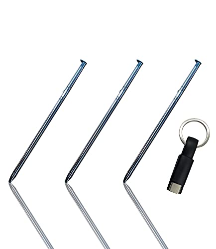 [Australia - AusPower] - 3 Pack Touch Stylus Pen Replacement for LG Stylo 6 Stylus 6 Q730AM Q730VS Q730MS Q730PS Q730CS Q730MA LCD Touch Pen Stylus Pen with Type-c Charger(Light Blue) 