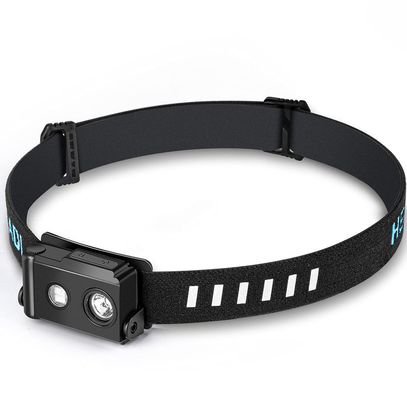 [Australia - AusPower] - SUNBLESA H11 Mini Waterproof Rechargeable HeadTorch 190Lumens Lightweight Headlamp 