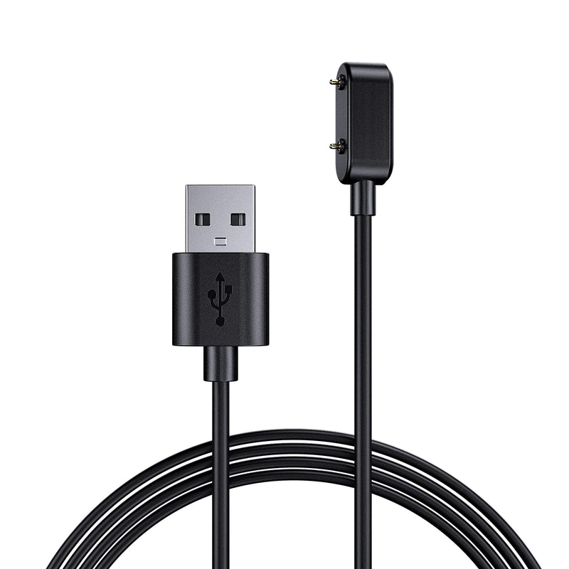 [Australia - AusPower] - TiMOVO Charger Compatible with Huawei Band 6/Honor Band 6/Honor Watch ES/Huawei Watch Fit/Huawei 4X Smartwatch, Magnetic USB Charging Cable 3.3ft, Replacement Charging Cable Cord - Black 1 Pack 