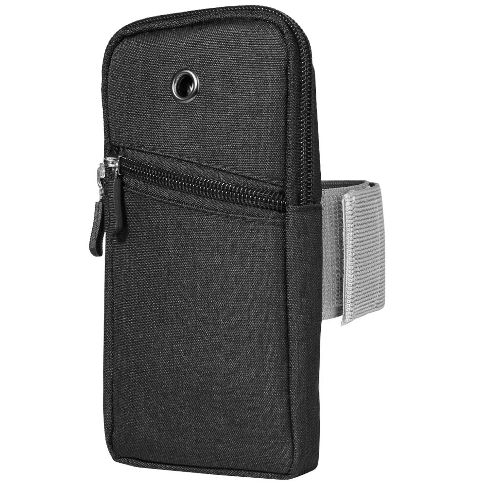 [Australia - AusPower] - Running Armband Phone Holder Compatible for Apple iPhone 12 11 Pro Max/Nokia G10 / 3.4 / Xiaomi Mi 11 Ultra/LG Phoenix 5 / K51S / Stylo 5 / Huawei Mate 40 P40 / Sony Xperia 10 5 1 III (Black) Black 