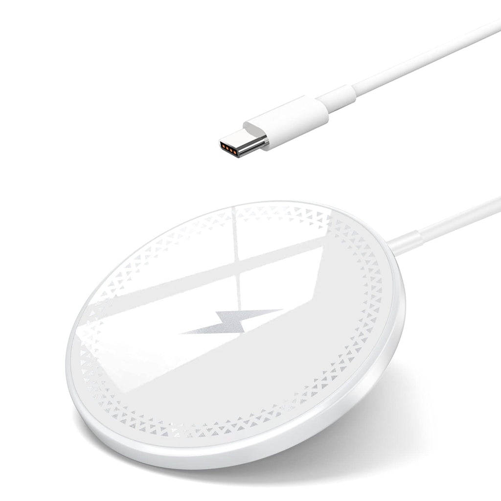 [Australia - AusPower] - 15W Wireless Quick Charger Mini Sized Magnetic Wireless Charger Comply with PD & QC3.0 for AirPods Pro, Apple Watch, iPhoneX/11/12 and iPhone13 Series, Samsung Galaxy, Google Pixel Series 