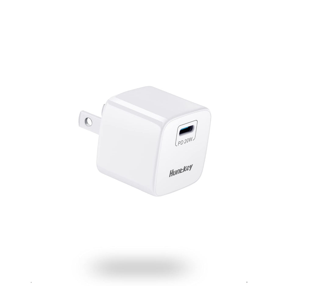 [Australia - AusPower] - 20W USB-C Power Adapter, Huntkey 20 Watt USB C Charger Compatible for iPhone 13/13 Mini/13 Pro/13 Pro Max/12/12 Pro Max/SE/11, Pixel, Galaxy S20 S10 S9, iPad Mini/Pro 