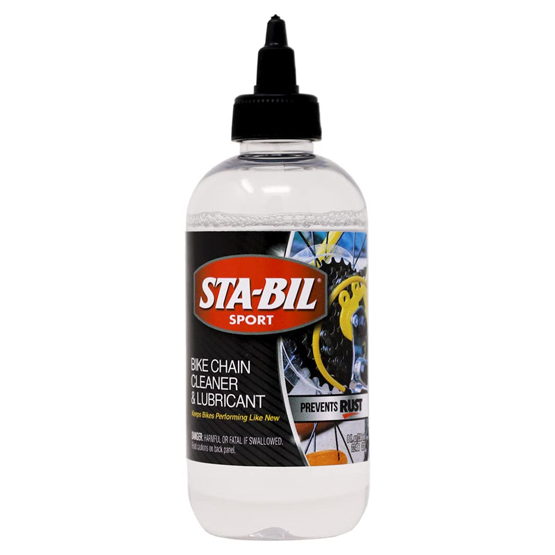 [Australia - AusPower] - STA-BIL SPORT Bike Chain Cleaner & Lubricant - Prevents Rust on Chains, Cables, and Derailleurs, Premium Lubricant, Easy to Apply, Preserves Bike Chains, 8oz (22406) 