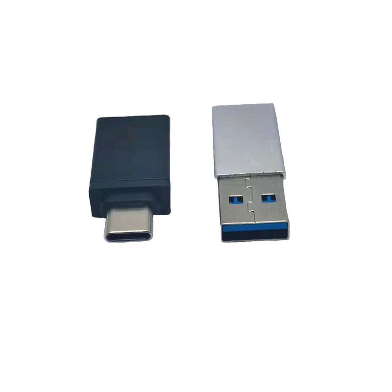 [Australia - AusPower] - QUETTERLEE USB3.0 to Type-c Female+Type-C Male to USB3.0, OTG Data Adapter Type c Mobile Phone U Disk Aluminum Alloy Adapter, Mouse Adapter, Computer Adapter, USB Adapter, Color is Sent Randomly 