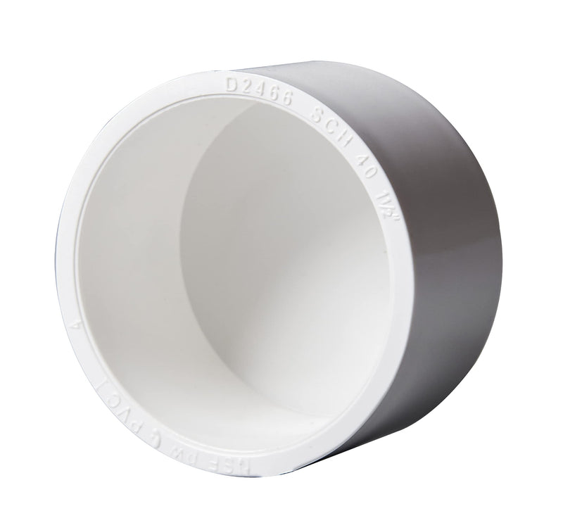 [Australia - AusPower] - Rainbow Dream 1 Inch PVC Pipe End Cap Plug Adapter Pipe Fittings - 10 Pack, White 