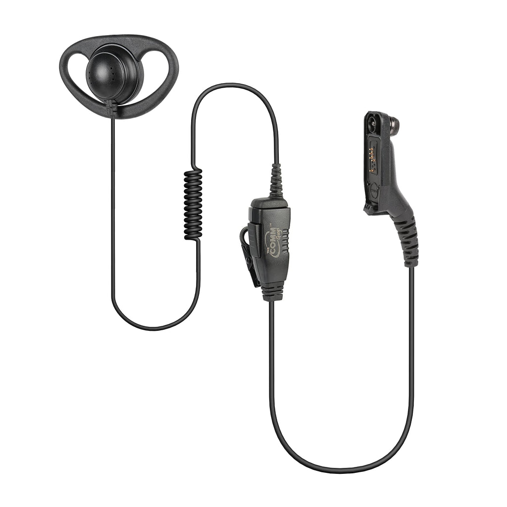 [Australia - AusPower] - The Comm Guys 1-Wire D-Ring Earpiece and Mic Headset, Compatible with Compatible with Motorola APX 6000 APX 7000 APX 8000 APX 4000 XPR 7550e XPR 7580e XPR 7350e and XPR 7380e Radios 