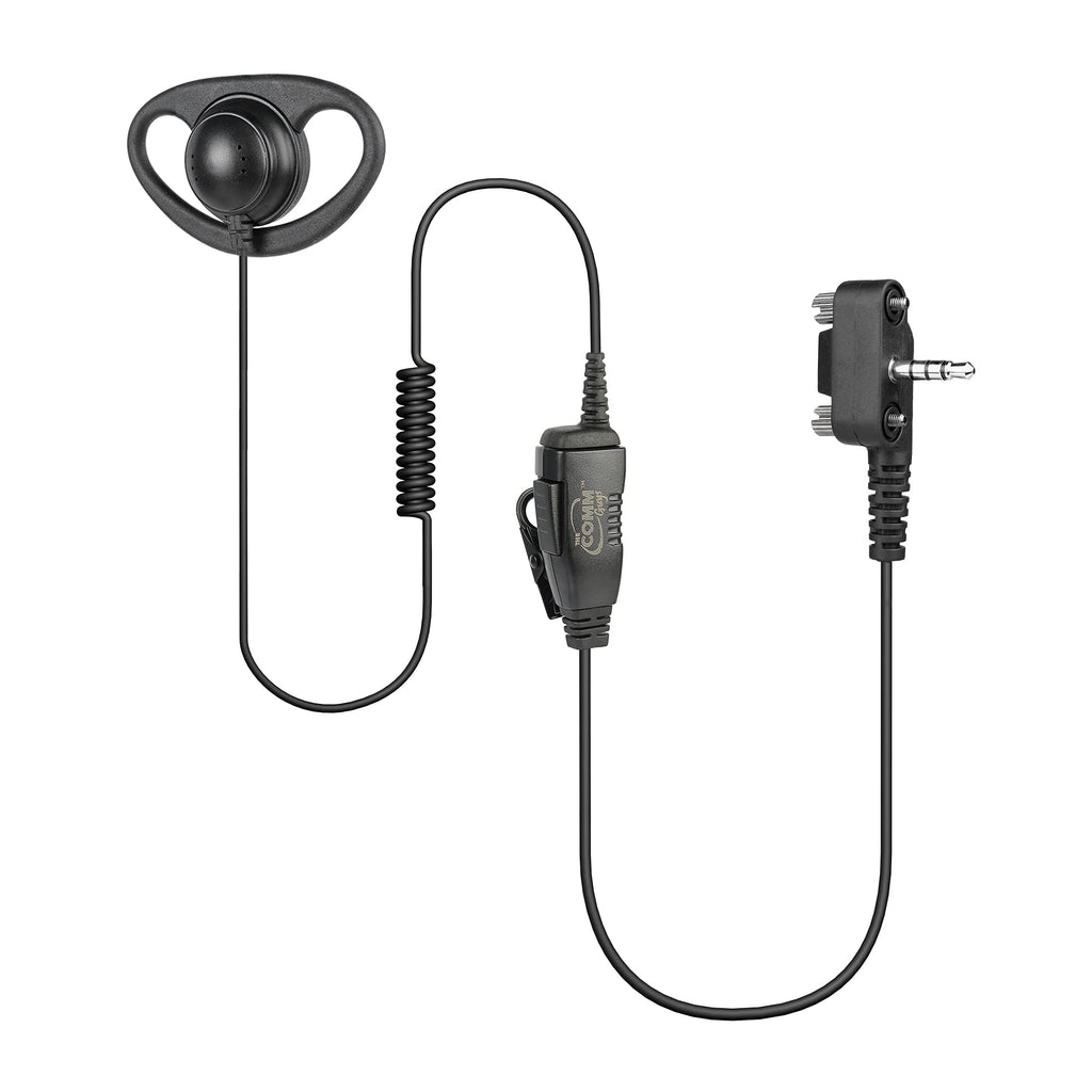 [Australia - AusPower] - The Comm Guys 1-Wire D-Ring Earpiece and Mic Headset, Compatible with Motorola Vertex Standard VX-261 EVX-261 EVX-531 EVX-534 VX-231 and VX-354 Two Way Radios 