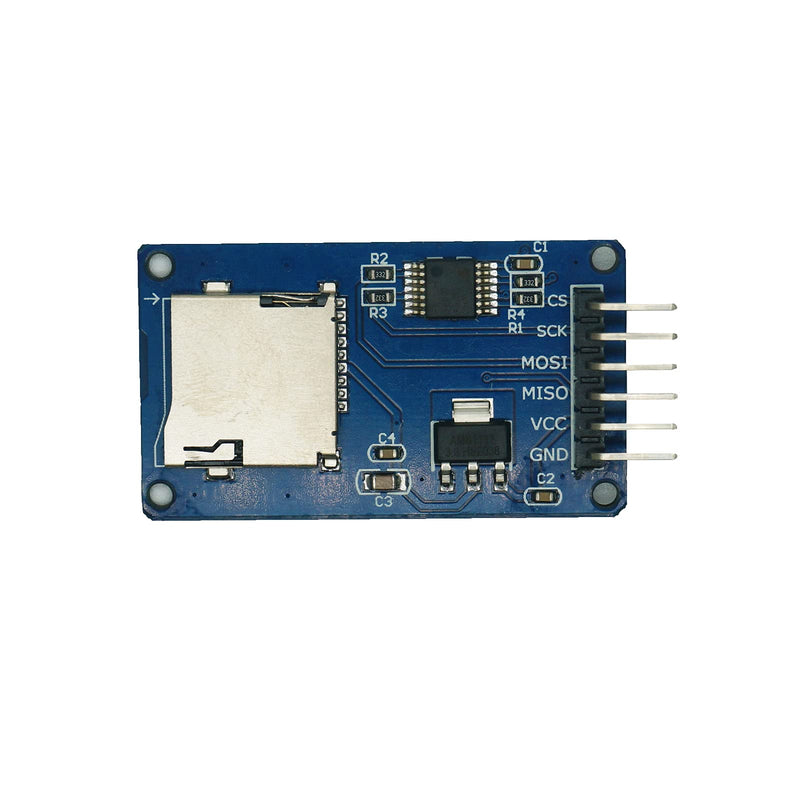 [Australia - AusPower] - Ganbaremarket Micro SD TF Card Module 6 Pin SPI Interface Driver Module with Level Conversion Chip 