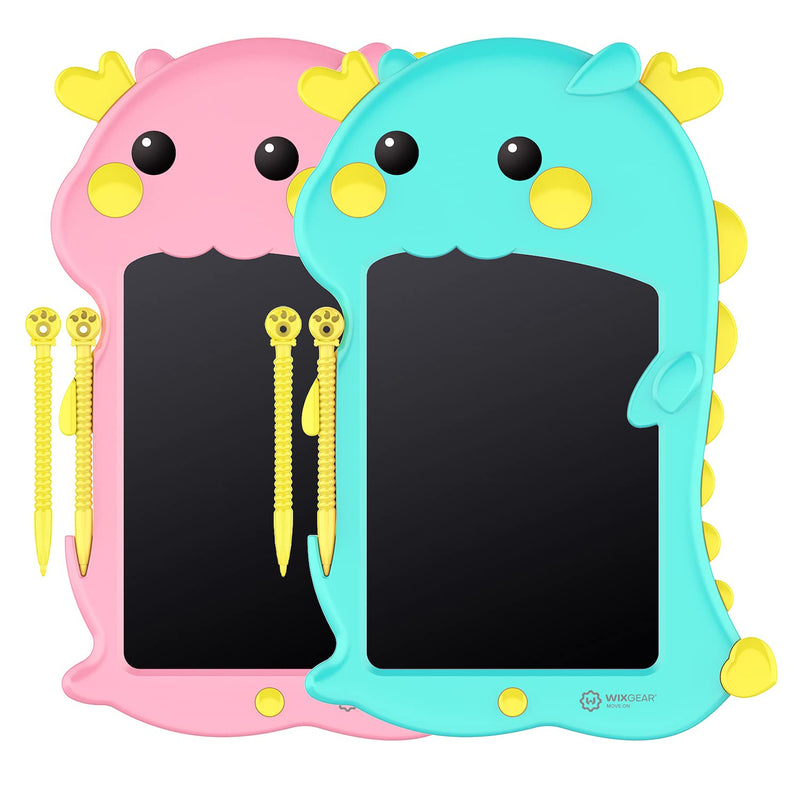 [Australia - AusPower] - WixGear (2 Pack) LCD Writing Tablet for Kids, Colorful Toddler Doodle Board Drawing Tablet Erasable Reusable Electronic Drawing Pads, Girls Gifts Toys for 3 -7 Year Old Girls Boys 8.5 in Pink and Blue 