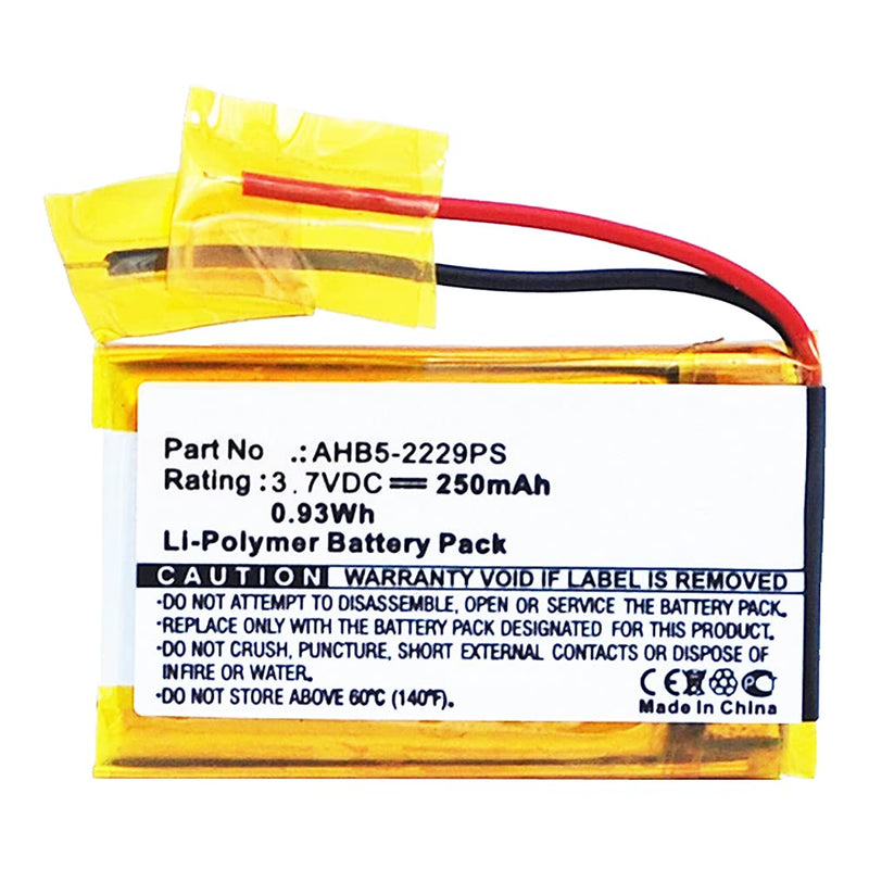 [Australia - AusPower] - MPF Products 250mAh AHB5-2229PS Battery Replacement Compatible with Jabra Pro 900, Pro 920, Pro 923, Pro 930, Pro 935 Wireless Headset 