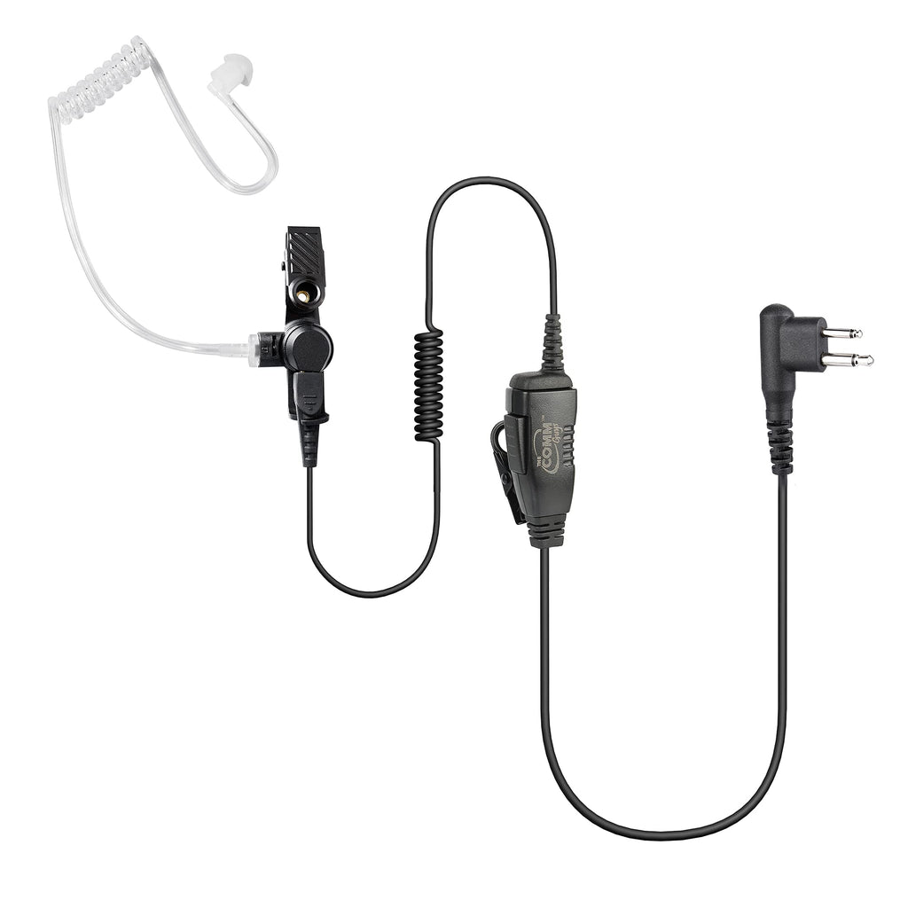 [Australia - AusPower] - The Comm Guys 1-Wire Acoustic Tube Earpiece and Mic Headset, Compatible with Motorola 2-Pin Two Way Radios, CP100D CP200 CP200D CLS1110 CLS1410 RDU4100 BC130 BC300D 