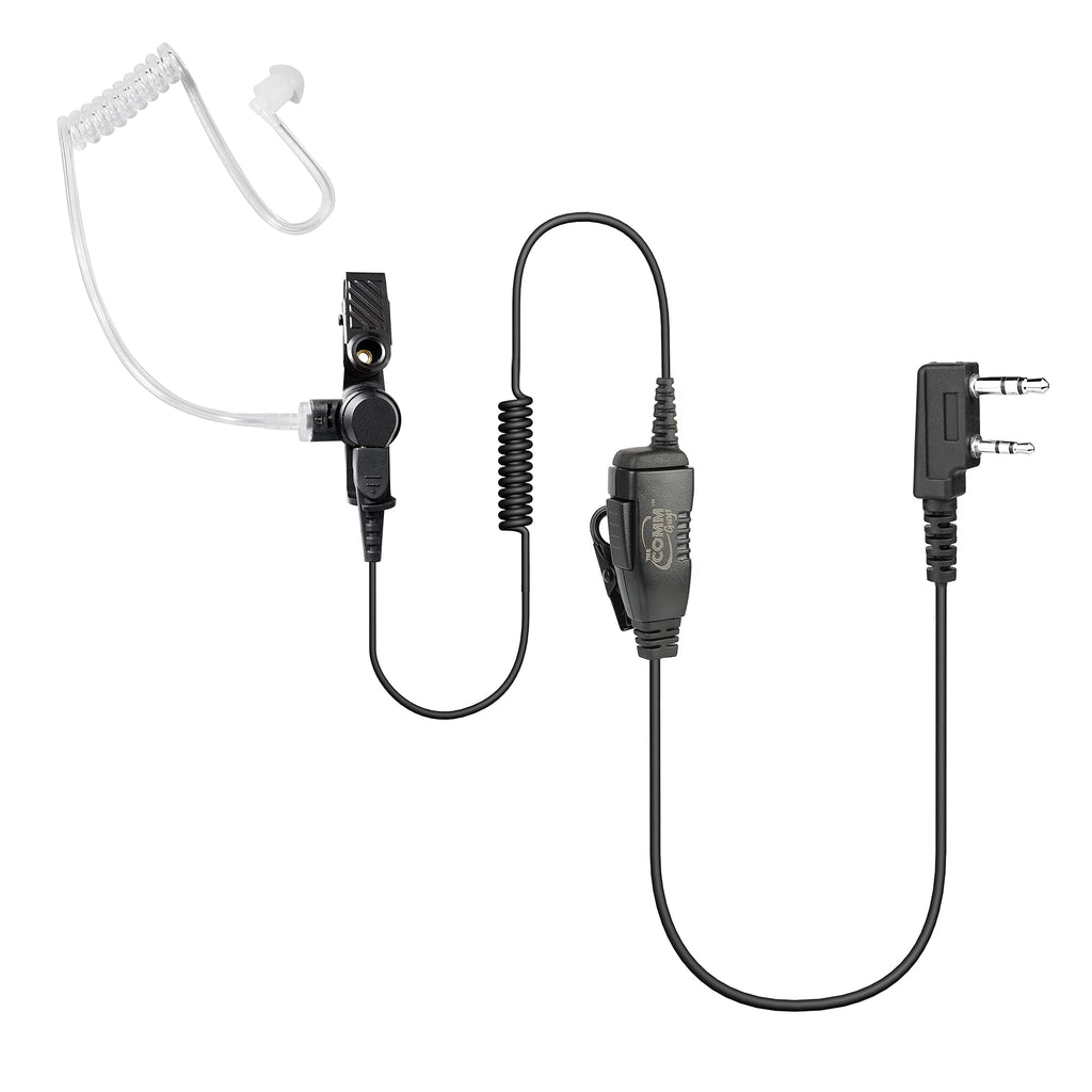 [Australia - AusPower] - The Comm Guys 1-Wire Acoustic Tube Earpiece and Mic Headset, Compatible with Kenwood 2-Pin Two Way Radios, NX-1300 NX-340 TK-3402 TK-2170 TK-3312 TK-3360 TK-2312 NX-P1200 and NX-P1300 