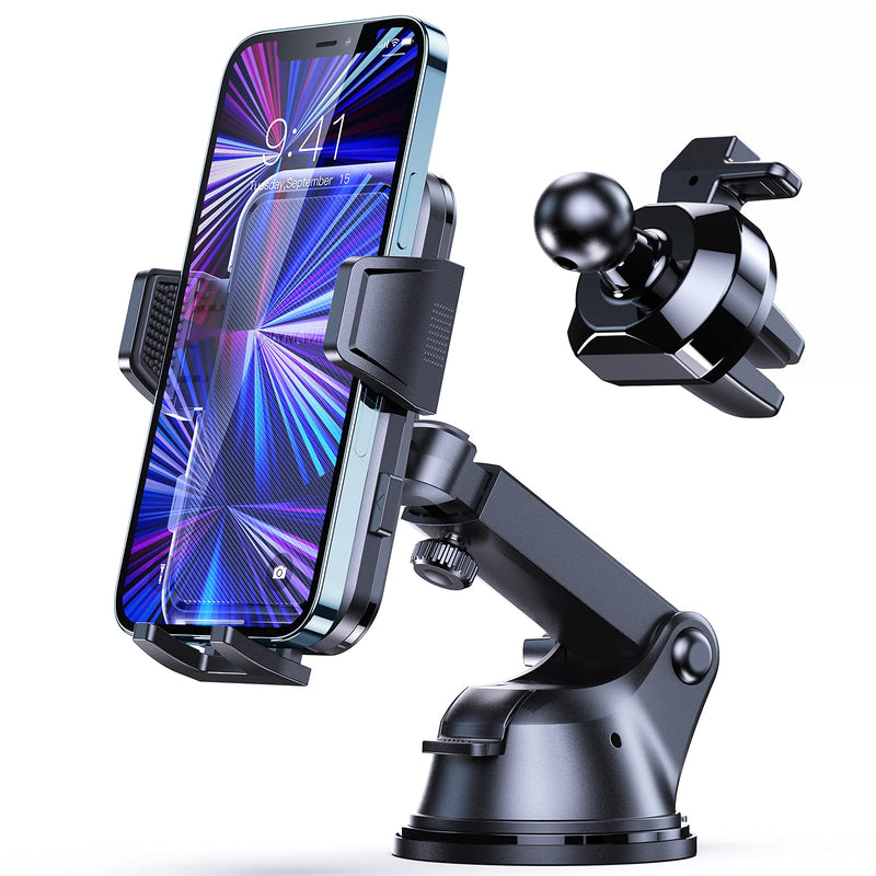 [Australia - AusPower] - Syncwire Car Phone Holder Mount, Upgraded Suction Cup Long Arm Phone Holder for Car Dashboard Windshield Air Vent Hands Free Clip Cell Phone Holder Compatible with All Mobile Phones iPhone Samsung 