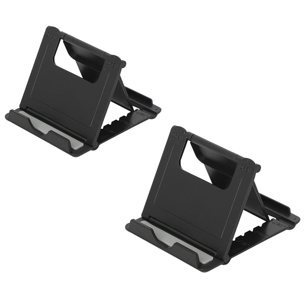 [Australia - AusPower] - Portable Cell Phone Stand Holder for Desk,Foldable Pocket Phone Stand Holder for Desk,Compatible with iPhone IPads Tablet Kindle Android, Pack of 2 