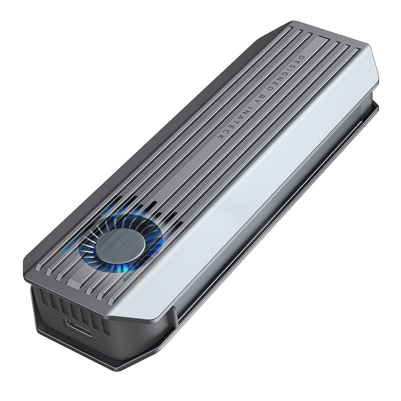 [Australia - AusPower] - Inateck M.2 NVMe SSD Enclosure with Fan, 10G Transmission Speed, M Key/B&M Key Supported, Aluminum Shell, Tool Free, Applicable Sizes 2230, 2242, 2260, 2280, FE2022 