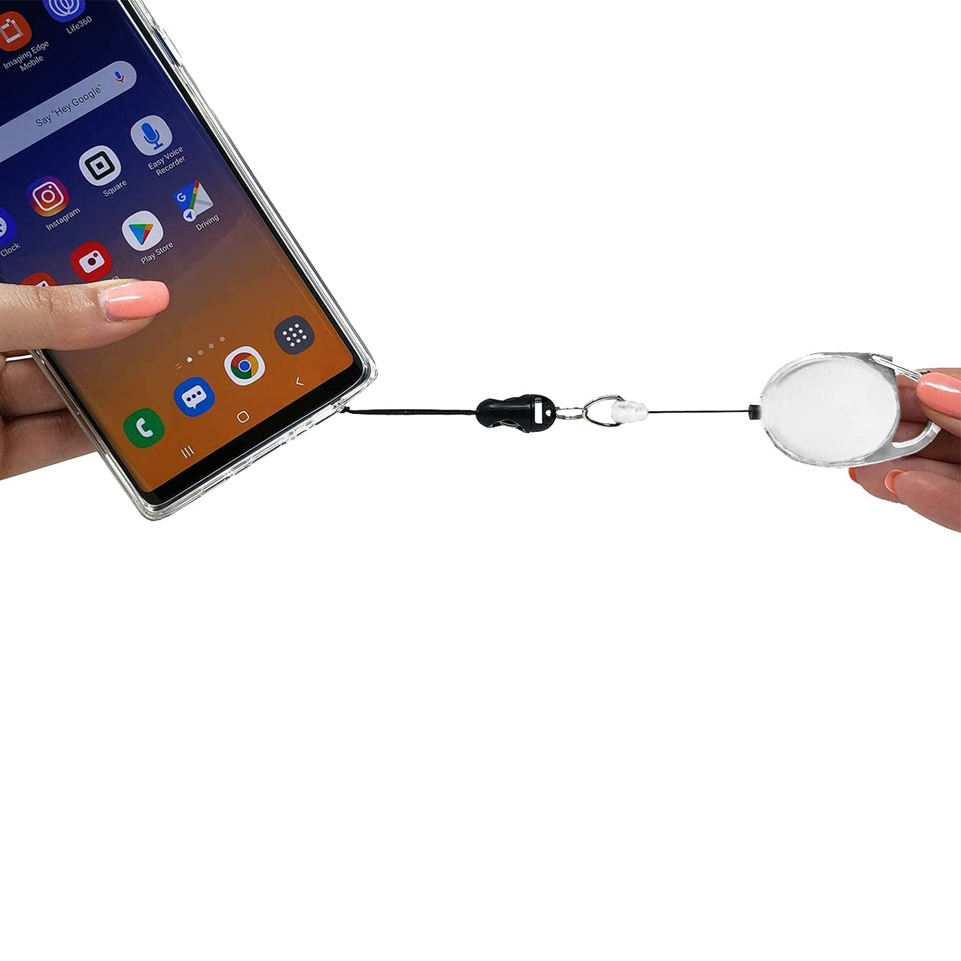 Phone Assured Retractable Phone Tether - Never Lose or Break a Phone with  Our Durable Phone Leash - Anti-Theft and Anti-Drop Phone Lanyard Tether