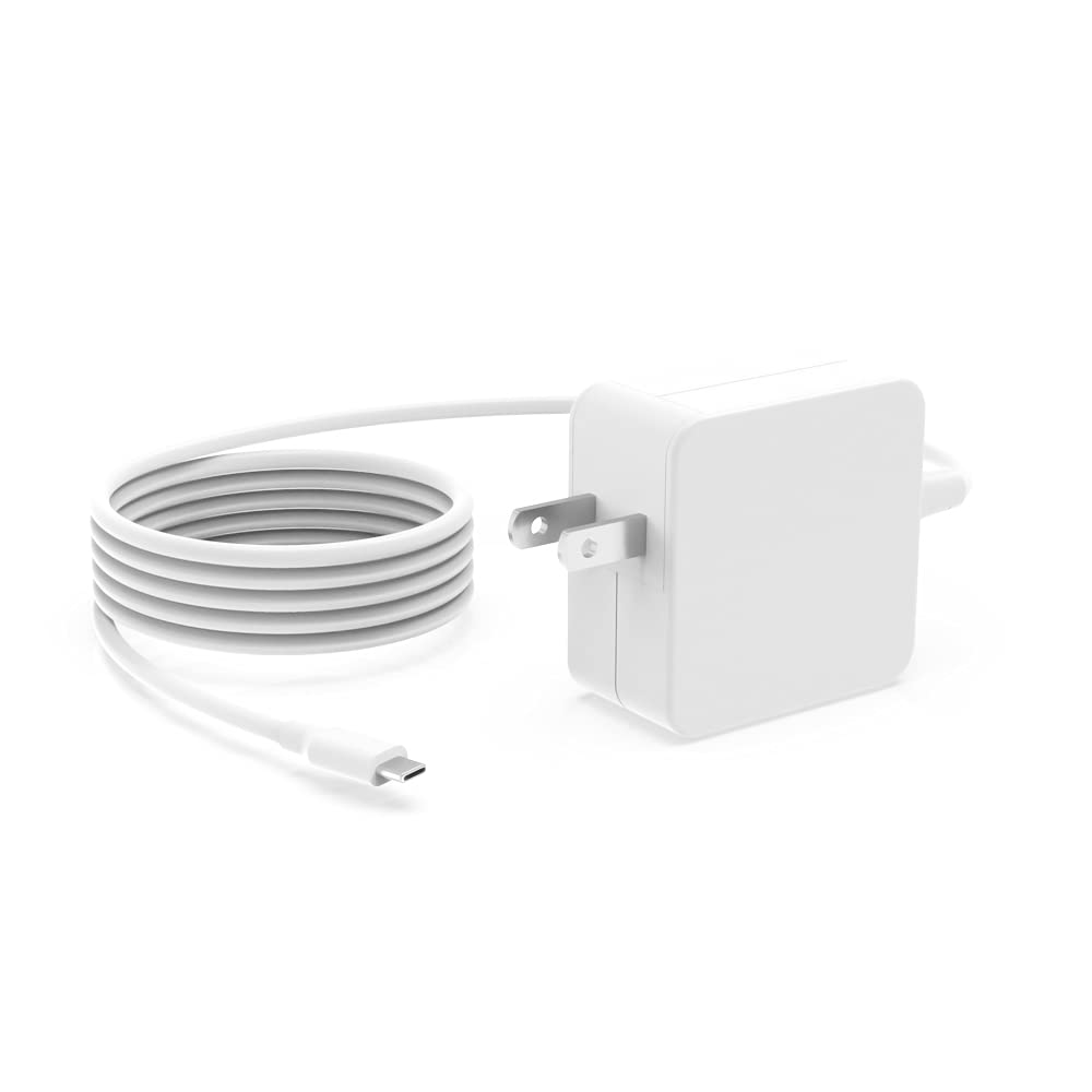 [Australia - AusPower] - Slim USB C Charger Fit for Google Pixelbook,Go, Pixel Slate Type-C Laptop Power Supply Adapter Cord 