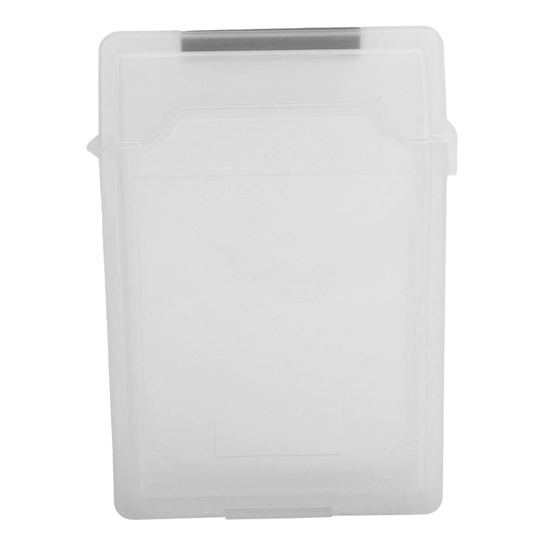 [Australia - AusPower] - 2.5" SSD HDD Storage Box, Dustproof and Anti‑Static Protection Case Cover for 2.5inch Hard Drive, Organization Shell for 2.5 Inches SSD(White) 