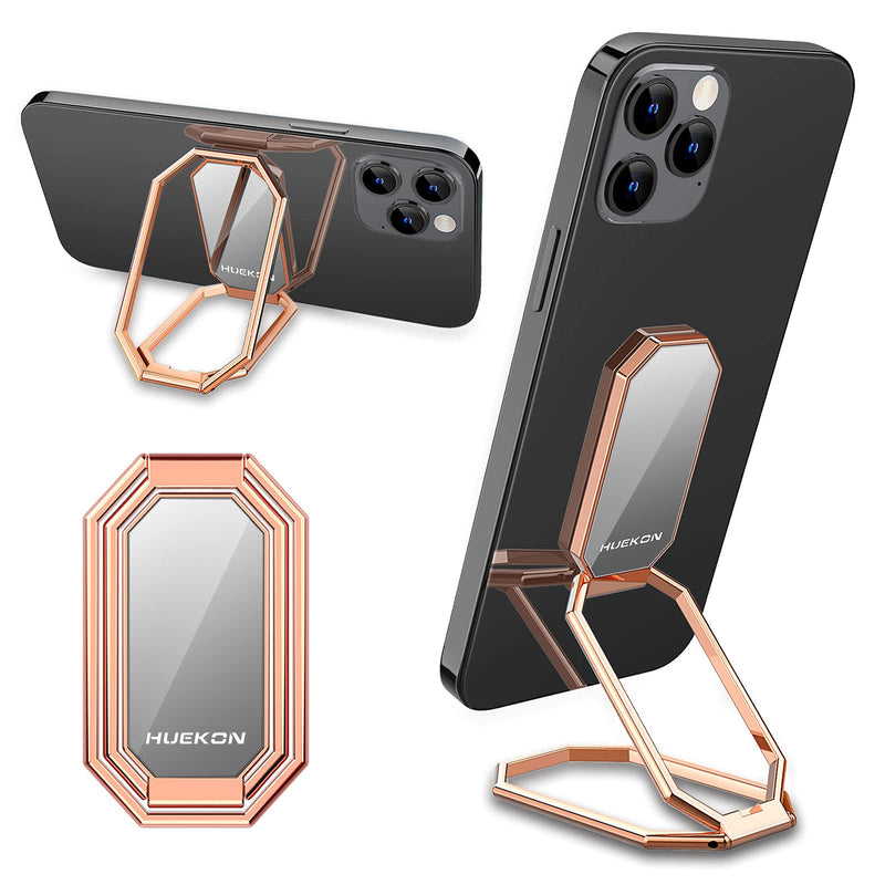 [Australia - AusPower] - Phone Ring Finger Holder Metal Phone Kickstand Foldable Cell Phone Stand for Desk 360°Rotation Cellphone Finger Loop Compatible with iPhone iPad Smartphones Tablets 