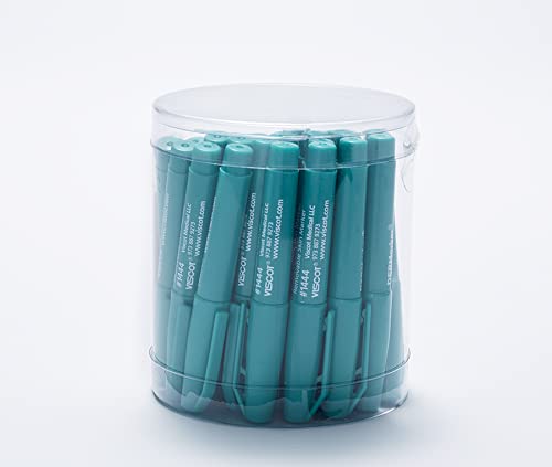[Australia - AusPower] - Viscot 1444-30 Mini Regular Tip Green EZ Removable Ink Markers- 30 Count Green Ink Skin Marker- Mark Non-surgical Aesthetic Procedures- Sized Mini 