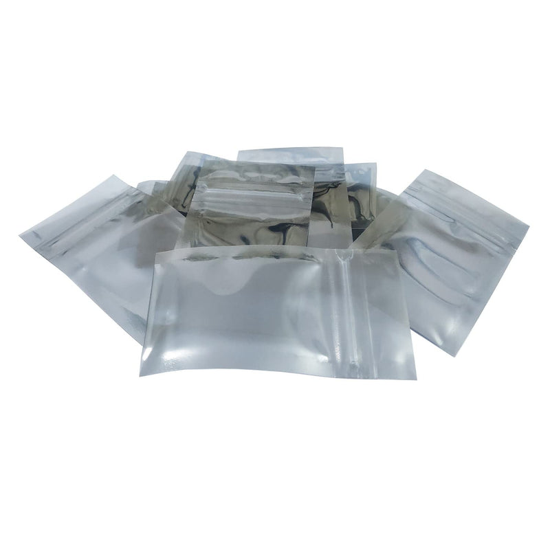 [Australia - AusPower] - TOJYXSY 100 PCS ESD Antistatic Bags Multi Sizes Inner 1.5 x 2.8 Inch (4x7cm) Electronic Device Laptop Cases Shielding Packing Zipper Pouches 1.5 x 2.8 Inch - 100 PCS 