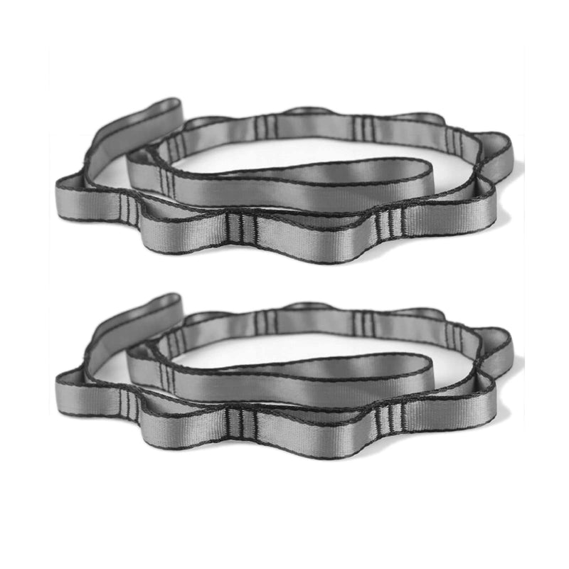 [Australia - AusPower] - PRIOR FITNESS 2pcs Nylon Daisy Chain straps for Aerial Yoga Hammock Swing Adjustable Aerial Silk Extender Strap Rope Anti-Gravity Yoga Extend Belts 