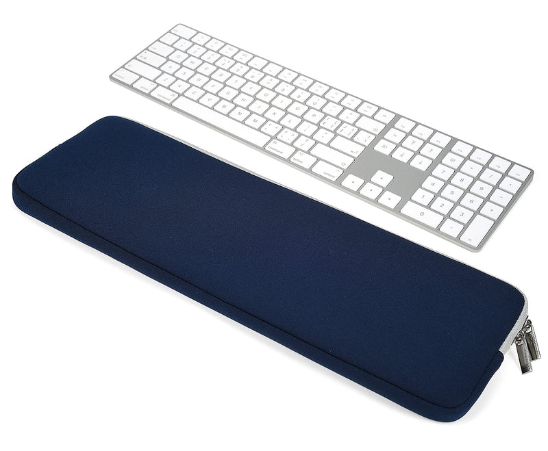 [Australia - AusPower] - Keyboard Case Sleeve Bag for 2022 Mac Studio/Apple iMac 24 inch 2021 Magic Wireless Keyboard with Touch ID and Numeric Keypad A2520/Magic Keyboard MQ052LL/A A1843, Magic Keyboard Protector-Navy Blue Magic Keyboard with Numeric Keypad Navy Blue 