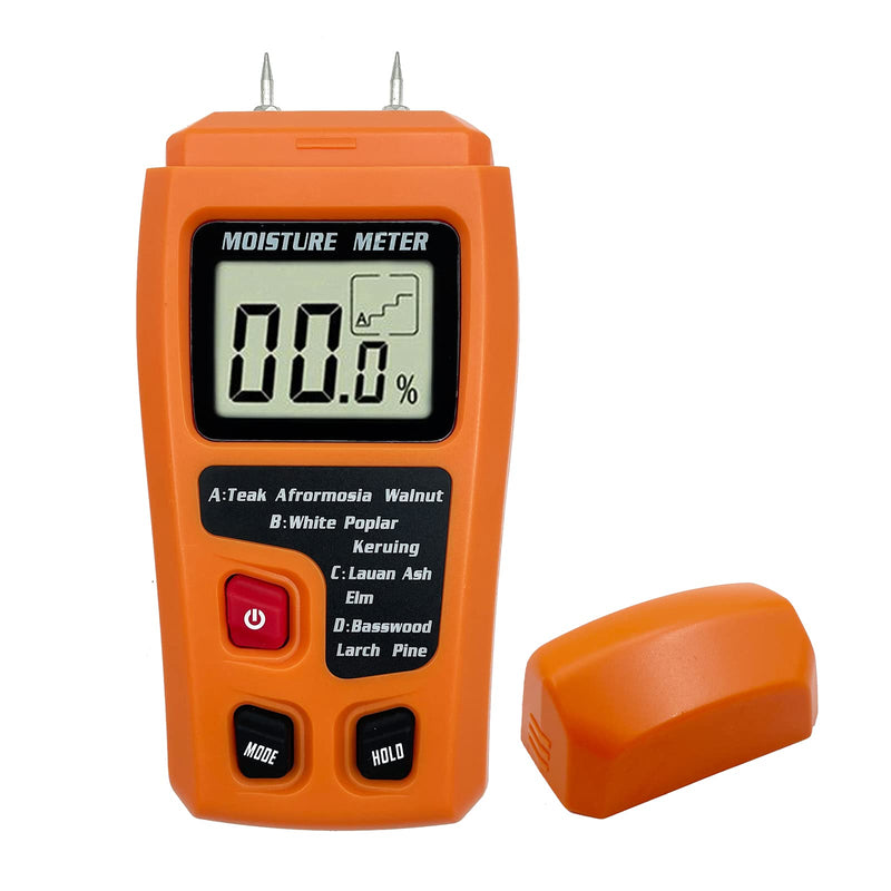 [Australia - AusPower] - Digital Wood Moisture Meter Wood Humidity Tester Hygrometer Timber Damp Detector Large LCD Display 