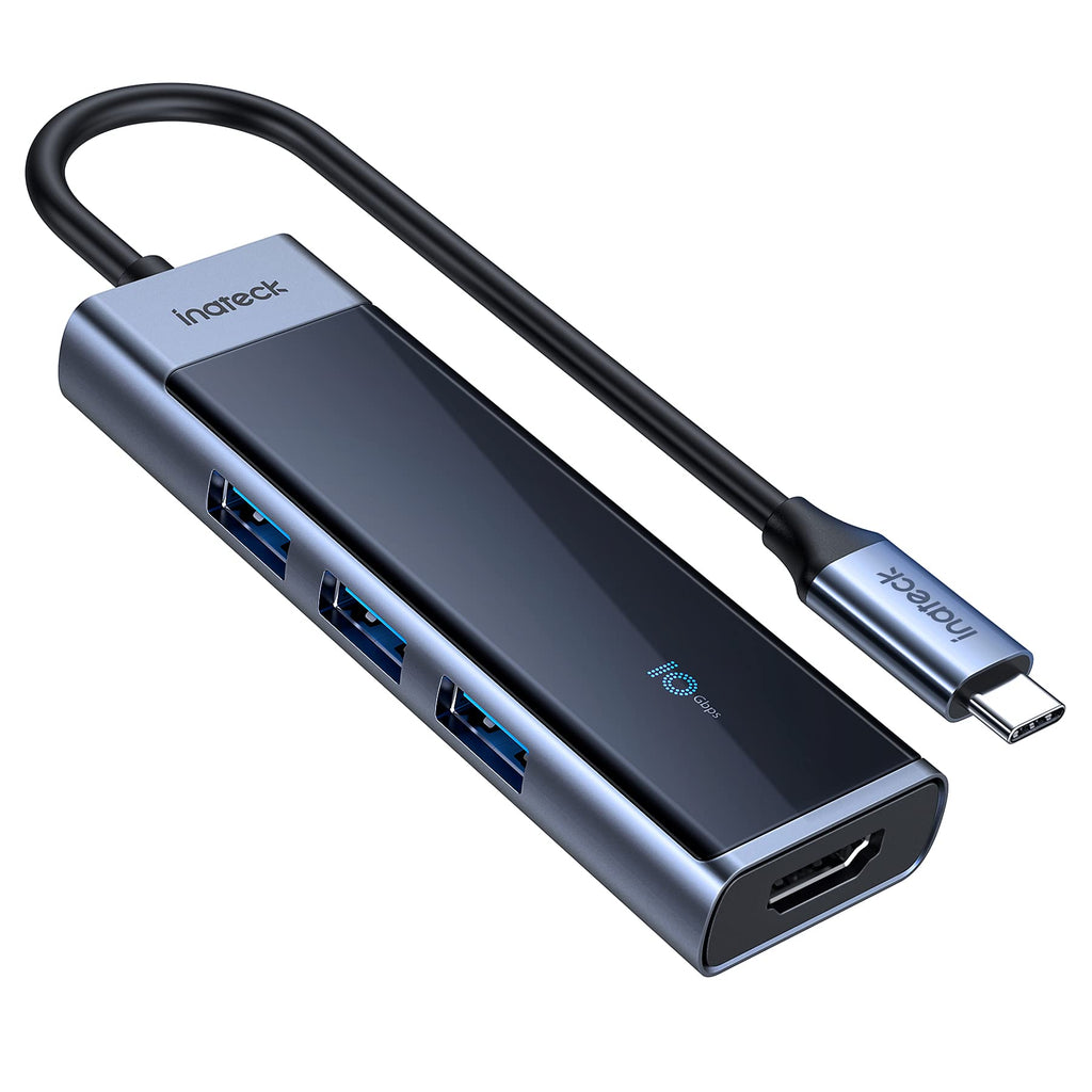 [Australia - AusPower] - Inateck USB 3.2 Gen 2 Speed, USB C Hub with 3 Type A Ports,1 PD Port and 1 HDMI Port,HB2021 